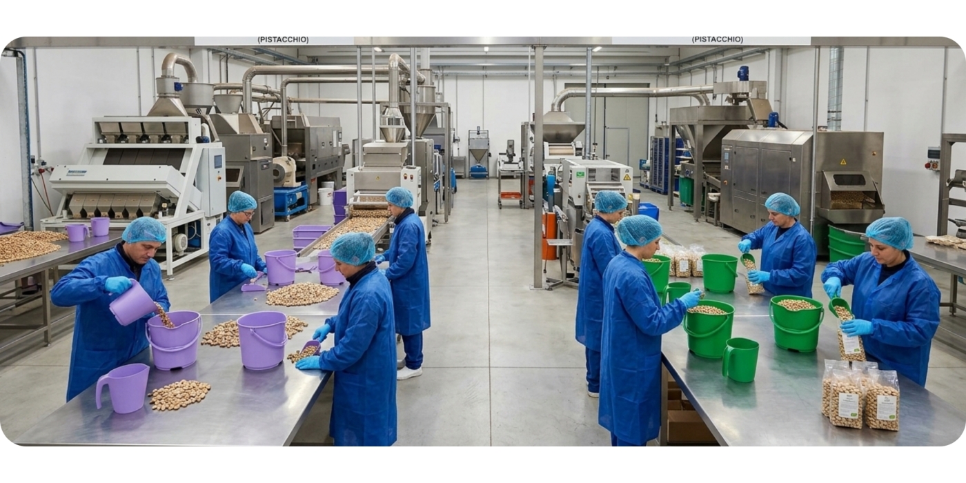 Codice colore nelle attrezzature alimentari: perché limitarlo alla contaminazione crociata?